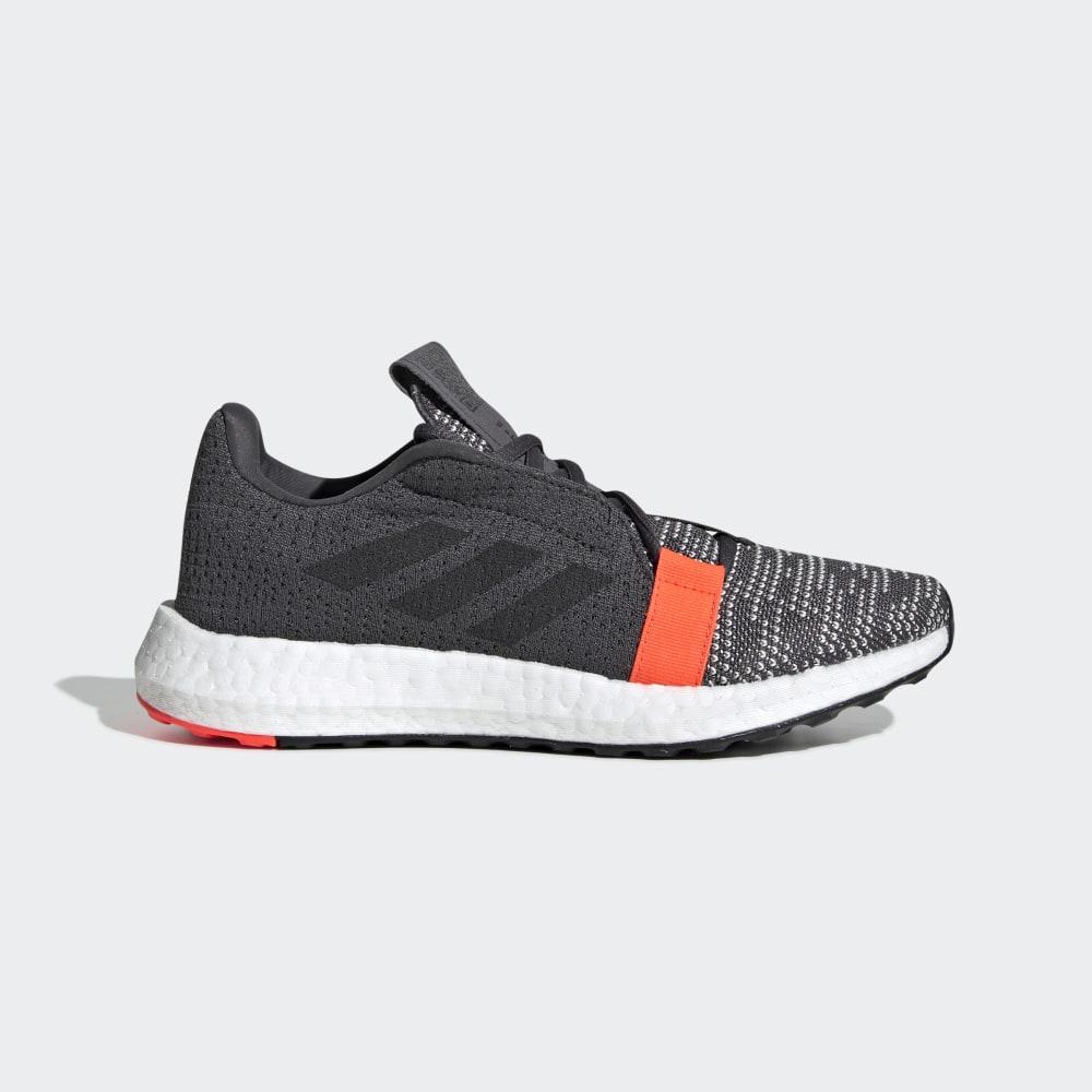Adidasi Alergare Adidas Senseboost GO Fete Romania - Gri/Negrii/Rosii EE4031